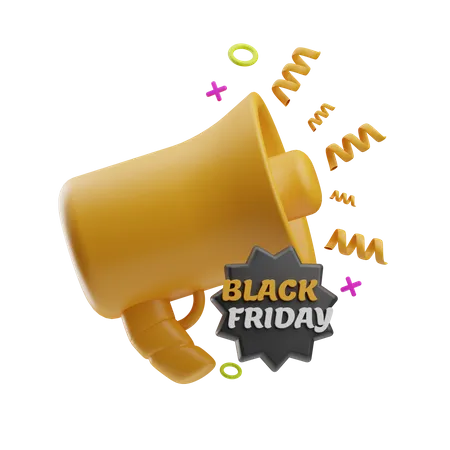 Black Friday Promotion  3D Icon