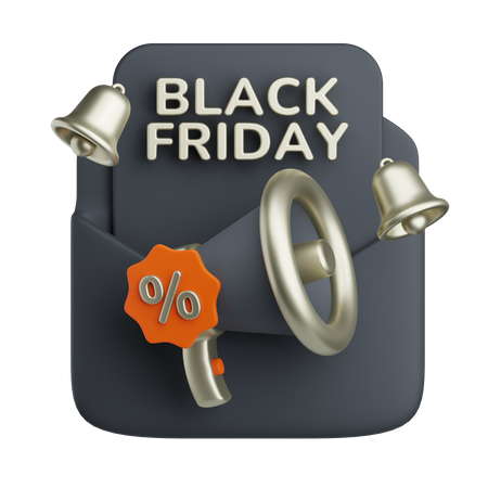 Black Friday Promotion  3D Icon