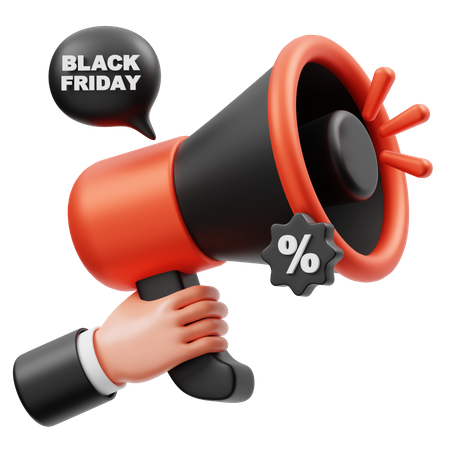 Black Friday Promotion  3D Icon