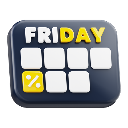 Black Friday-Angebot  3D Icon