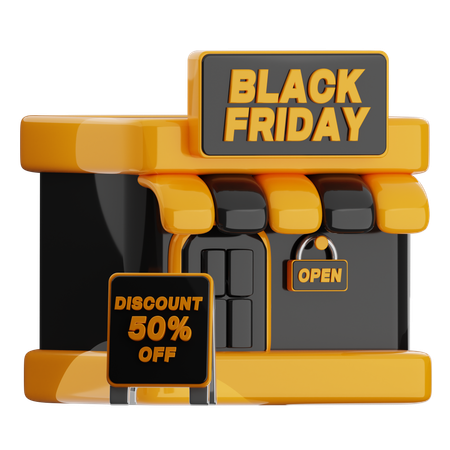 Black Friday Sale  3D Icon