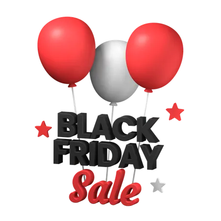 Black Friday Sale  3D Icon