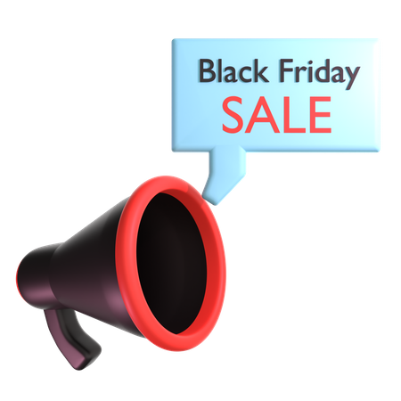 Black Friday Sale  3D Icon