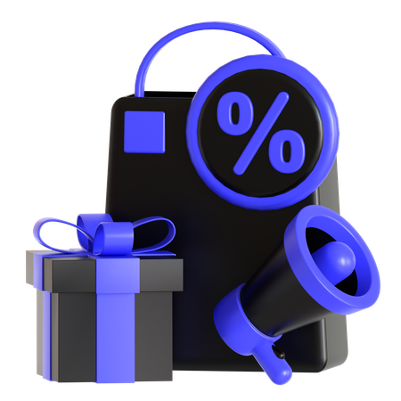 Black Friday Sale  3D Icon