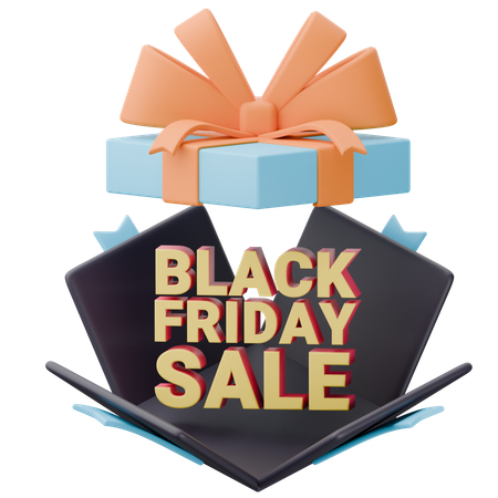 Black Friday Sale  3D Icon