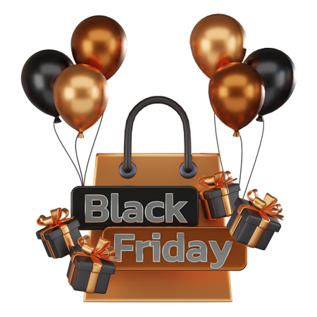 Black Friday Sale  3D Icon