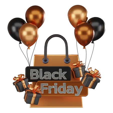 Black Friday Sale  3D Icon