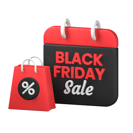 Black Friday Sale  3D Icon