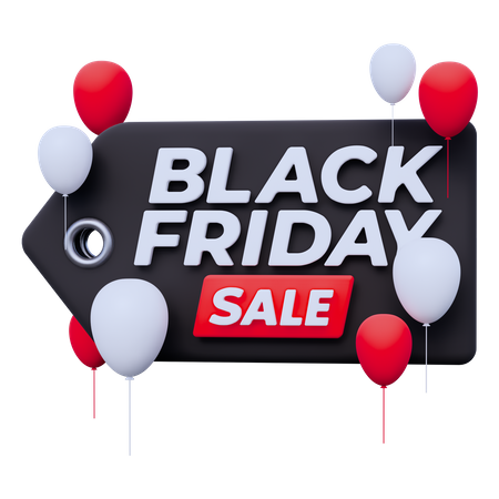 Black Friday Sale  3D Icon