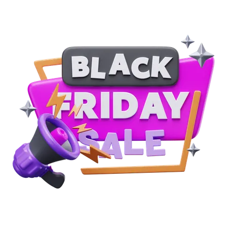 Black Friday Sale  3D Icon