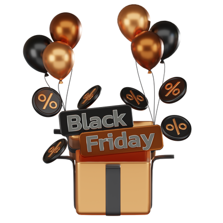 Black Friday Sale  3D Icon