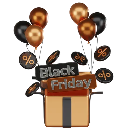 Black Friday Sale  3D Icon