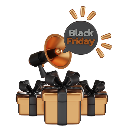 Black Friday Sale  3D Icon