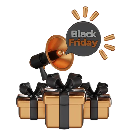 Black Friday Sale  3D Icon