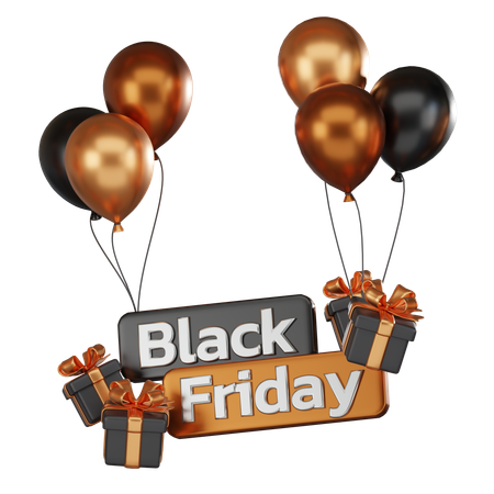 Black Friday Sale  3D Icon