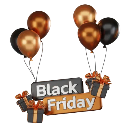 Black Friday Sale  3D Icon