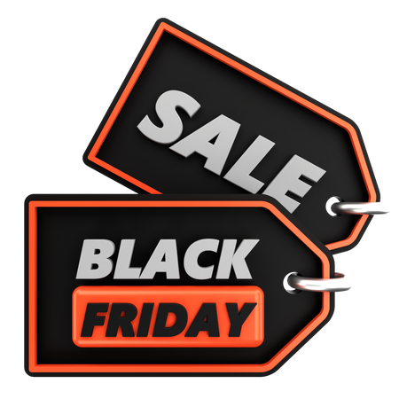 Black Friday Sale  3D Icon