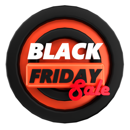 Black Friday Sale  3D Icon