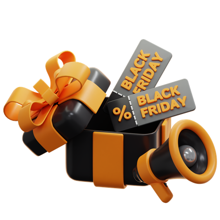 Black Friday Sale  3D Icon