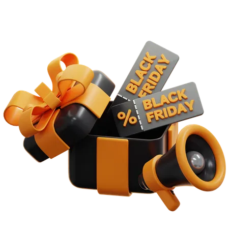 Black Friday Sale  3D Icon