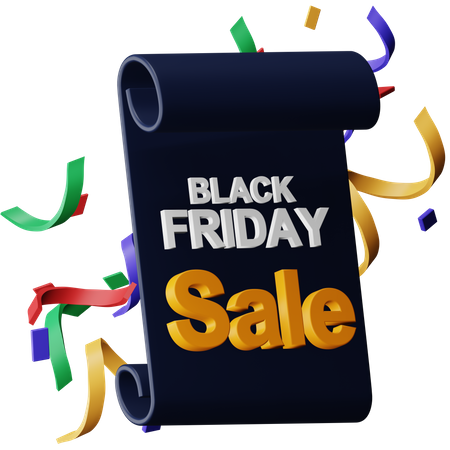 Black Friday Sale  3D Icon