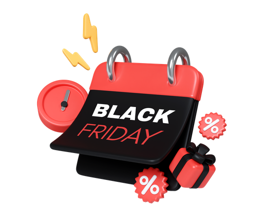 Black Friday Sale  3D Icon