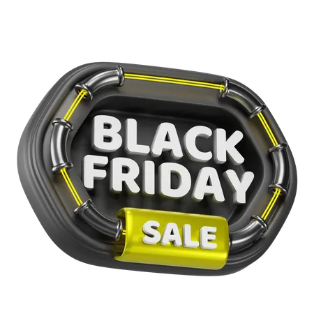 Black Friday Sale  3D Icon