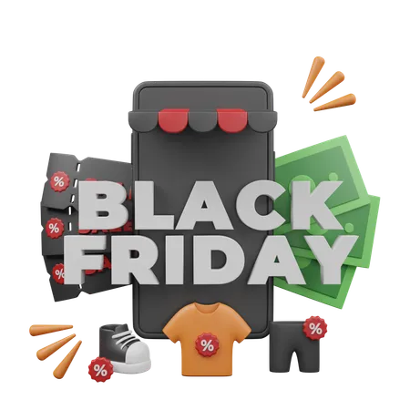 Black Friday Sale  3D Icon