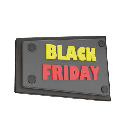 Black Friday Sale  3D Icon