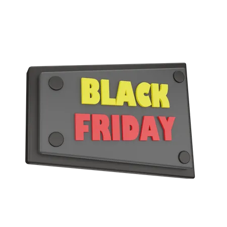 Black Friday Sale  3D Icon