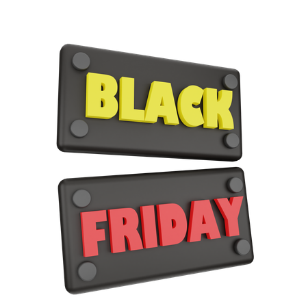 Black Friday Sale  3D Icon