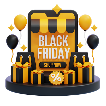 BLACK FRIDAY SALE  3D Icon