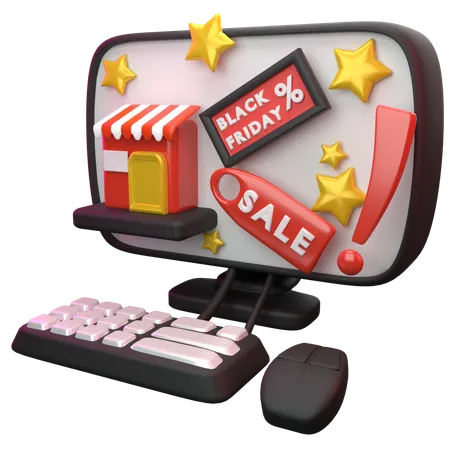 Black Friday Sale  3D Icon