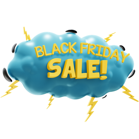 Black Friday Sale  3D Icon