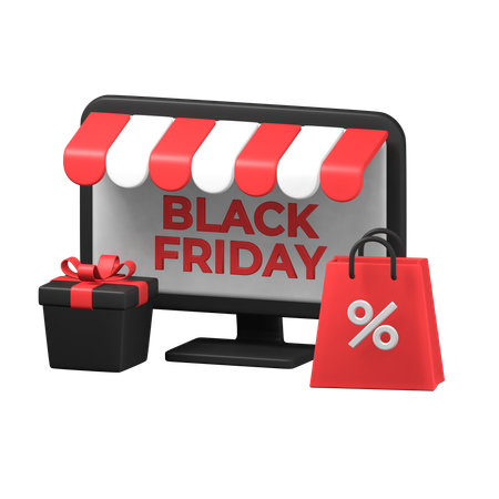 Black Friday Sale  3D Icon