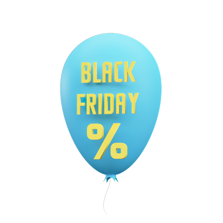 Black Friday Sale 3D Icon