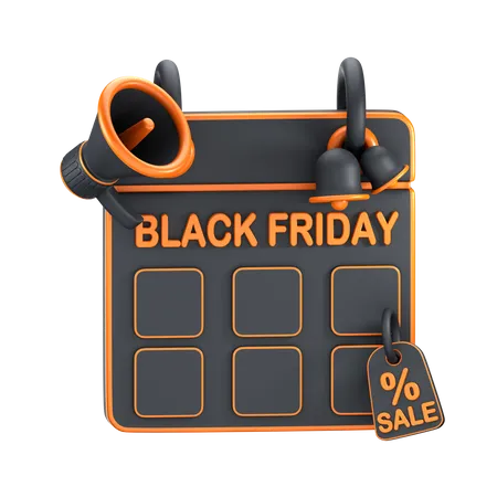 Black Friday Sale  3D Icon