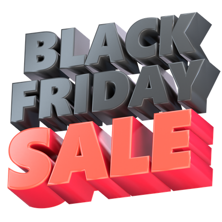 Black Friday Sale  3D Icon