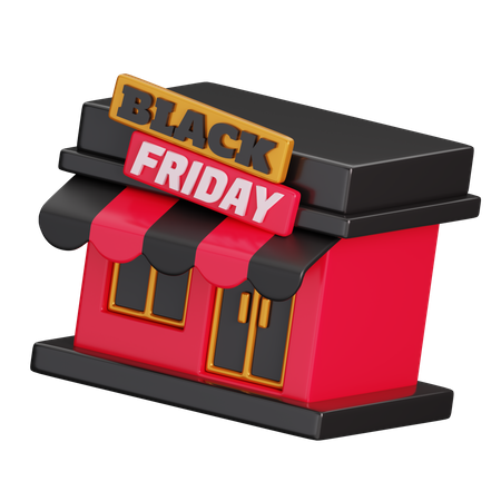 Loja de sexta-feira negra  3D Icon