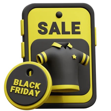 Black Friday Shopping  3D Icon