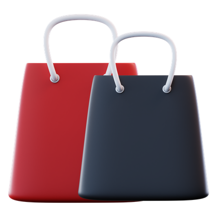 Black Friday Shopping Bag  3D Icon