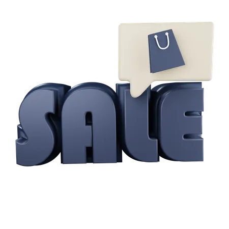 Black Friday Shopping Sale  3D Icon