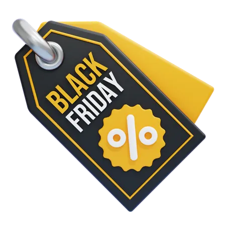 BLACK FRIDAY TAG  3D Icon