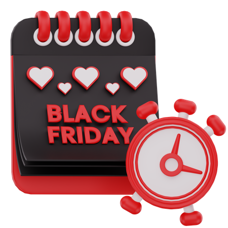 Black Friday Time  3D Icon