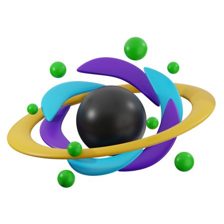 Black Hole  3D Icon