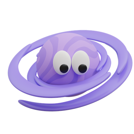 Black Hole  3D Icon