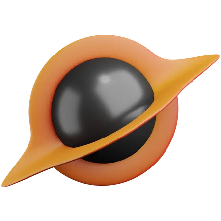 Black Hole  3D Icon