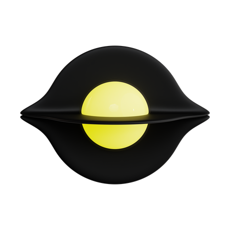 Black Hole  3D Icon