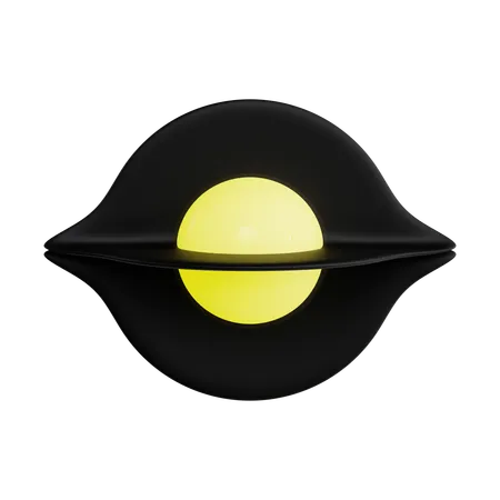 Black Hole  3D Icon