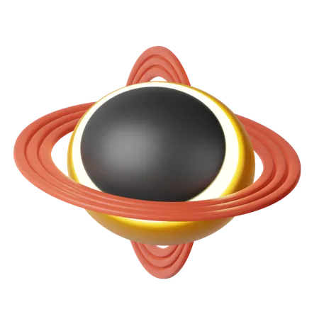 Black Hole  3D Icon